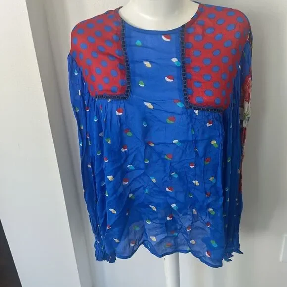 Anthropologie Bl_NK London Miranda Blouse S